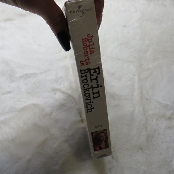 NEW/SEALED VHS‎ TAPE - ERIN BROCKOVICH - JULIA ROBERTS (2000) - Picture 3 of 4